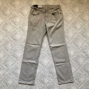 Empyre Skeletor Skinny Denim Light Khaki Gray Slim Jeans Men's Waist Size 32